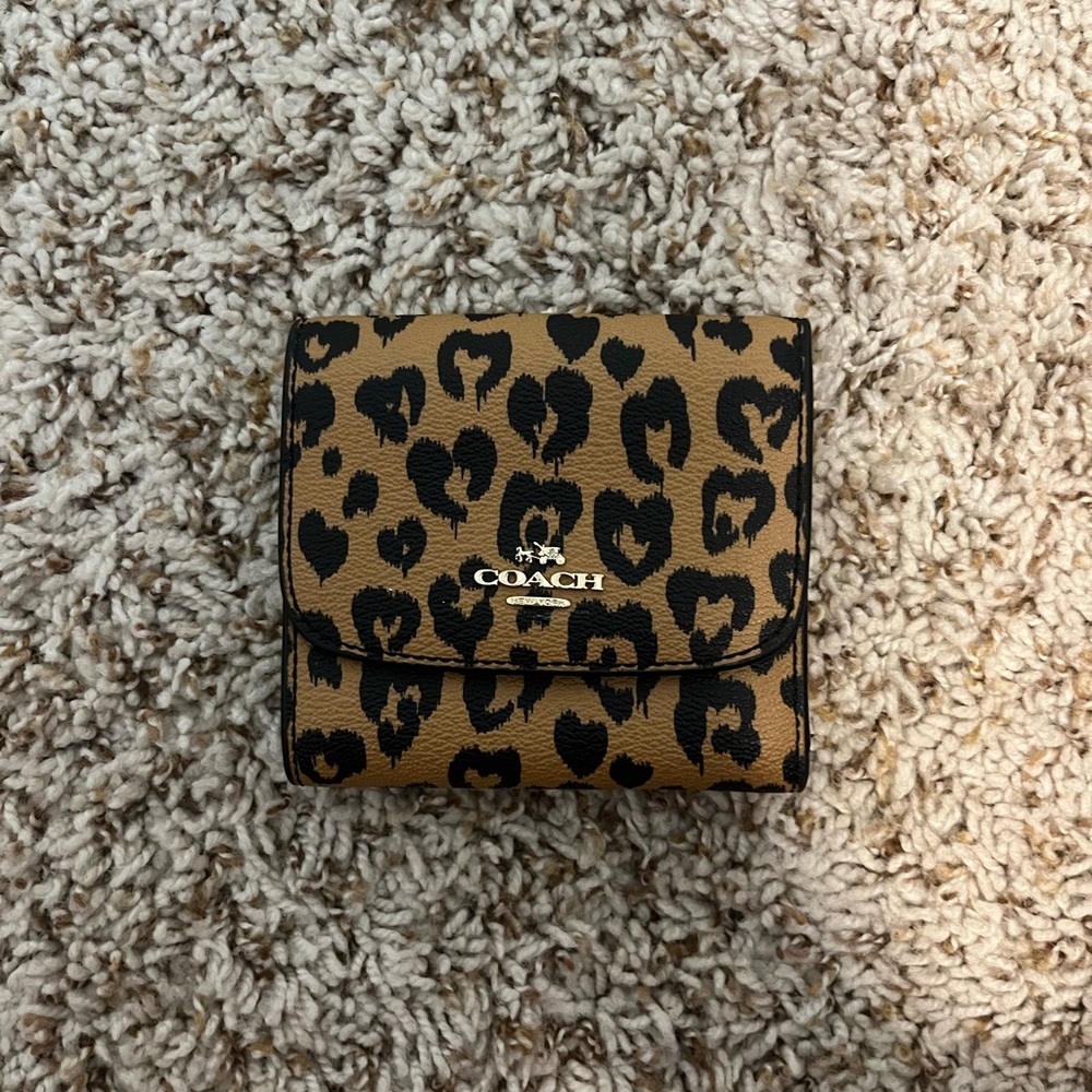 Leopard Print Coach Wallet